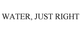 WATER, JUST RIGHT trademark
