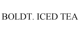 BOLDT. ICED TEA trademark