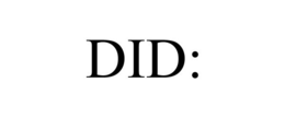 DID: trademark