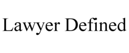 LAWYER DEFINED trademark