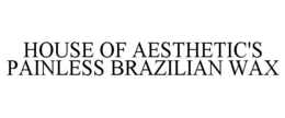 HOUSE OF AESTHETIC'S PAINLESS BRAZILIAN WAX trademark