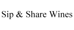 SIP & SHARE WINES trademark