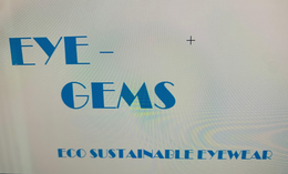 EYE - + GEMS EXO SUSTAINABLE EYEWEAR trademark