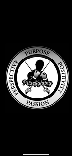 PRIZEFIGHTING PURPOSE POSITIVITY PASSION PERSPECTIVE trademark