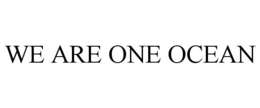 WE ARE ONE OCEAN trademark