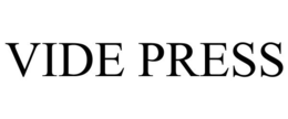 VIDE PRESS trademark