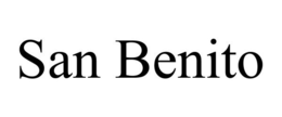 SAN BENITO trademark
