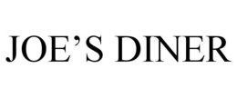 JOE'S DINER trademark
