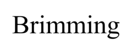 BRIMMING trademark