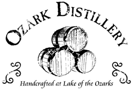 OZARK DISTILLERY HANDCRAFTED AT LAKE OF THE OZARKS trademark