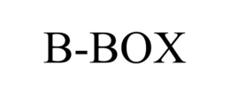 B-BOX trademark