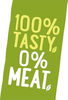 100% TASTY 0% MEAT trademark