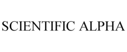 SCIENTIFIC ALPHA trademark