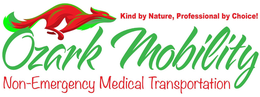 KIND BY NATURE, PROFESSIONAL BY CHOICE! OZARK MOBILITY NON-EMERGENCY MEDICAL TRANSPORTATION trademark