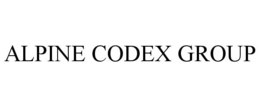 ALPINE CODEX GROUP trademark