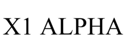 X1 ALPHA trademark