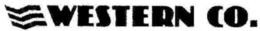 WESTERN CO. trademark