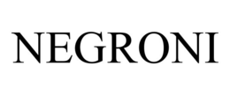 NEGRONI trademark