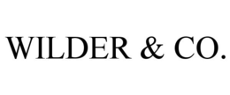 WILDER & CO. trademark
