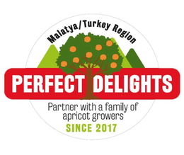 MALATYA/TURKEY REGION PERFECT DELIGHTS PARTNER WITH A FAMILY OF APRICOT GROWERS SINCE 2017 trademark