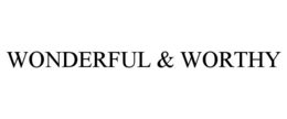 WONDERFUL & WORTHY trademark