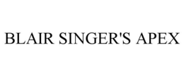 BLAIR SINGER'S APEX trademark