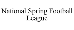 NATIONAL SPRING FOOTBALL LEAGUE trademark