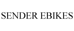 SENDER EBIKES trademark
