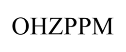 OHZPPM trademark