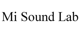 MI SOUND LAB trademark