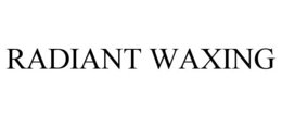 RADIANT WAXING trademark
