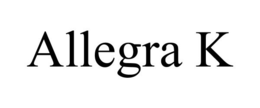 ALLEGRA K trademark