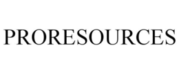 PRORESOURCES trademark