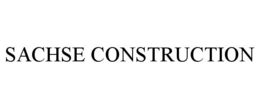 SACHSE CONSTRUCTION trademark