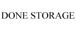 DONE STORAGE trademark