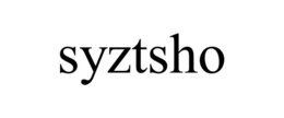 SYZTSHO trademark