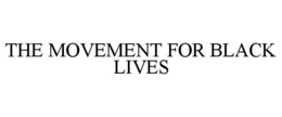 THE MOVEMENT FOR BLACK LIVES trademark