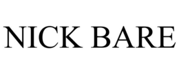 NICK BARE trademark