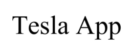 TESLA APP trademark