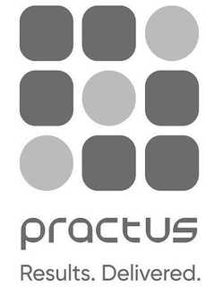 PRACTUS RESULTS. DELIVERED. trademark