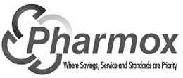 PHARMOX WHERE SAVINGS, SERVICE AND STANDARDS ARE PRIORITY trademark