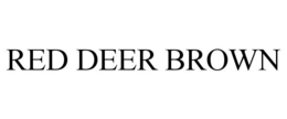 RED DEER BROWN trademark