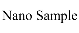 NANO SAMPLE trademark