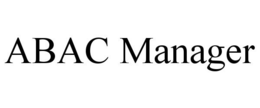 ABAC MANAGER trademark