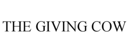 THE GIVING COW trademark