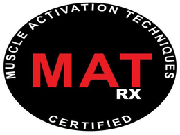 MUSCLE ACTIVATION TECHNIQUES MAT RX CERTIFIED trademark