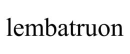 LEMBATRUON trademark