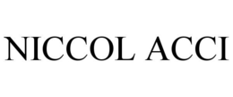NICCOL ACCI trademark