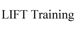 LIFT TRAINING trademark