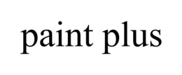 PAINT PLUS trademark
